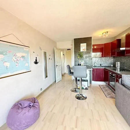 T2 Juan Les Pins A 300 M Des Plages Apartman Antibes
